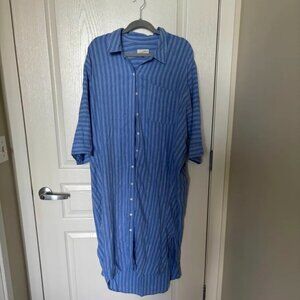 Universal Thread Blue and White Stripe Dress - Size L